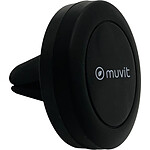 Muvit Support Voiture Universel Magnétique en Plastique Fixation Grille d'Aération Noir