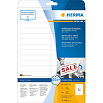 HERMA Boîte 800 étiquettes universelles AMOVIBLES 96 x 16,9 mm Blanc