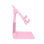 Avizar Support Bureau Universel Tige Réglable 20 cm / Angle Ajustable 0 à 140° - Rose.