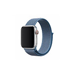 Devia Bracelet pour Apple Watch 42/44/45/49mm en Nylon Bleu