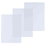 PAVO Paquet de 100 Couvertures Reliure A3, PVC 20/100 Transparent