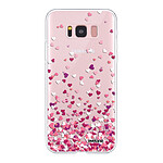 Evetane Coque Samsung Galaxy S8 Plus 360 intégrale transparente Motif Confettis De Coeur Tendance