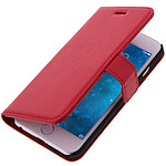 Avizar Housse Folio Portefeuille pour Apple iPhone 6 - Etui Clapet Support Rouge