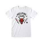 Stranger Things - T-Shirt Hellfire Club Logo White  - Taille S