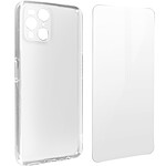 Avizar Coque pour Oppo Find X3 Pro Souple et Film Verre Trempé 9H Transparent