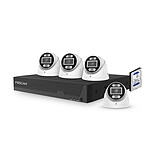 Foscam - Kit vidéosurveillance IP 4 caméras FN9108E-T4-2T