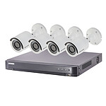 Hikvision - Kit vidéo surveillance Turbo HD 4 caméras bullet