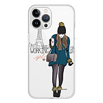 LaCoqueFrançaise Coque iPhone 13 Pro Max 360 intégrale transparente Motif Working girl Tendance