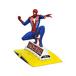 Marvel - Statuette Spider-Man 2018 Video Game Gallery Spider-Man on Taxi 23 cm