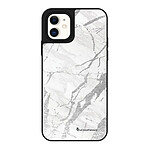 LaCoqueFrançaise Coque iPhone 12 Mini miroir Marbre gris Design