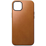 Nomad Coque Modern Cuir pour iPhone 15 Plus English Tan