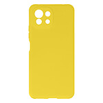 Avizar Coque pour Xiaomi Mi 11 Lite Silicone Semi-rigide Finition Soft Touch Fine jaune