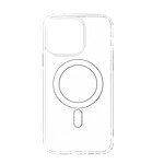 Avizar Coque pour iPhone 14 Pro Bi-matière Antichoc Compatible MagSafe [device_name] Transparent