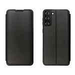 Myway Étui Folio pour Samsung Galaxy S21 Plus Fonction Stand Noir