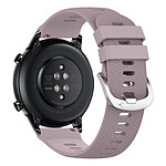 Avizar Bracelet pour Honor Magic Watch 2 46mm Silicone Texturé Gris Lavande