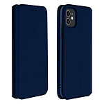 Avizar Etui folio Bleu Nuit Éco-cuir pour Apple iPhone 11