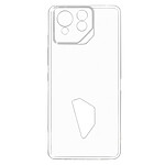 Avizar Coque pour Asus ROG Phone 8 5G et 8 Pro 5G Caméra Protégée Silicone Transparent