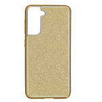 Avizar Coque pour Samsung Galaxy S21 Paillette Amovible Silicone Semi-rigide or