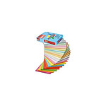 PAPETERIES DE FRANCE PAPYRUS Ramette de 250 feuilles papier couleur ADAGIO copieur, laser, jet d’encre 160g format A4 rose