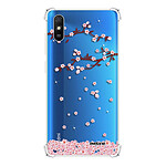 Evetane Coque Xiaomi Redmi 9A anti-choc souple angles renforcés transparente Motif Chute De Fleurs