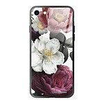 LaCoqueFrançaise Coque iPhone 7/8/ iPhone SE 2020/ 2022 Coque Soft Touch Glossy Fleurs roses Design