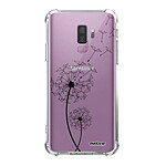 Evetane Coque Samsung Galaxy S9 Plus anti-choc souple angles renforcés transparente Motif Pissenlit