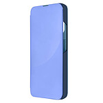 Avizar Étui Clear View pour Samsung Galaxy A34 5G Clapet Miroir Fonction Support  Bleu