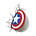 Marvel - Lampe 3D LED Captain America Shield