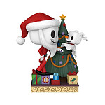 L'étrange Noël de Mr. Jack 30th - Figurine POP! Deluxe Jack & Zero w/Tree 9 cm