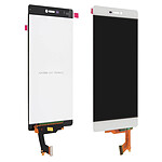 Avizar Ecran LCD Huawei P8 Vitre Tactile - Bloc écran complet compatible Huawei Blanc