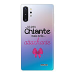 Evetane Coque Samsung Galaxy Note 10 Plus 360 intégrale transparente Motif Un peu chiante tres attachante Tendance