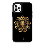 LaCoqueFrançaise Coque iPhone 12/12 Pro miroir Mandala Or Design