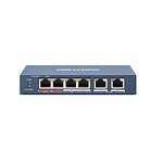 Hikvision - Switch 6 ports Hi-PoE non manageable—10/100 Mbps—Hikvision