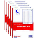 ELVE Manifold Journal de caisse 297 x 210 mm 50 feuillets dupli x 5