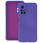 Avizar Coque pour Xiaomi Poco M4 Pro 5G et Redmi Note 11S 5G Silicone Semi-rigide Finition Soft-touch Fine  violet