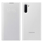 Housse Samsung Galaxy Note 10 Étui Porte-carte LED View Cover Original Blanc