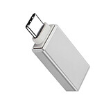 Avizar Adaptateur OTG USB Femelle vers USB-C Mâle Synchronisation Compact  Argenté
