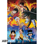 One Piece -  Poster Ace Sabo Luffy (91,5 X 61 Cm)