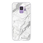 LaCoqueFrançaise Coque Samsung Galaxy S9 360 intégrale transparente Motif Marbre gris Tendance