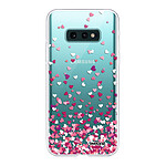 Evetane Coque Samsung Galaxy S10e 360 intégrale transparente Motif Confettis De Coeur Tendance