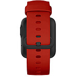 Avizar Bracelet pour Xiaomi Mi Watch Lite / Redmi Watch Silicone Soft touch Premium Rouge Ajustable par Boucle Ardillon