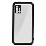 Redpepper Coque pour Samsung Galaxy A51 Bi-matière Waterproof 2m Film Écran  Noir