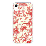 LaCoqueFrançaise Coque iPhone Xr silicone transparente Motif Botanic Amour ultra resistant