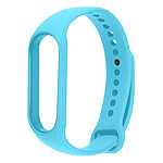 Avizar Bracelet pour Xiaomi Mi Band 5 / 6 / 7 Silicone Soft Touch Waterproof Bleu Clair