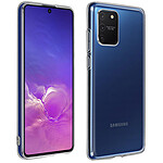 Avizar Coque Samsung Galaxy S10 Lite Silicone Souple + Film Verre Trempé 9H Transparent
