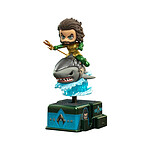 DC Comics - Figurine sonore et lumineuse CosRider Aquaman 13 cm