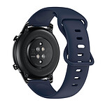 Avizar Bracelet pour Honor Magic Watch 2 42mm Silicone Souple Bleu Nuit