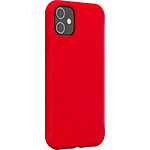 BigBen Connected Coque pour iPhone 12/12 Pro Rigide en Silicone Soft Touch Rouge