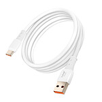 LinQ Câble USB vers USB C Fast Charge 5A Synchronisation Longueur 1.2m Blanc (TPC9201)