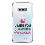 Evetane Coque Samsung Galaxy S10e anti-choc souple angles renforcés transparente Motif Je suis une princesse
